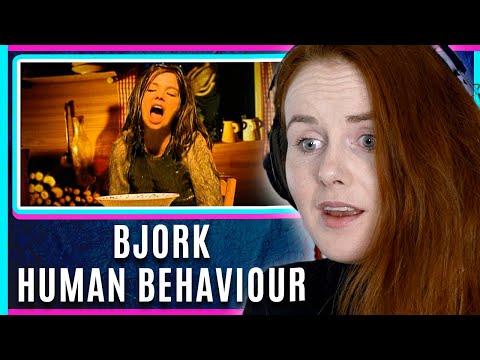 How She Forms The Weirdest Sounds | Björk - Human Behaviour | Vocal Coach Reacts & Analysis