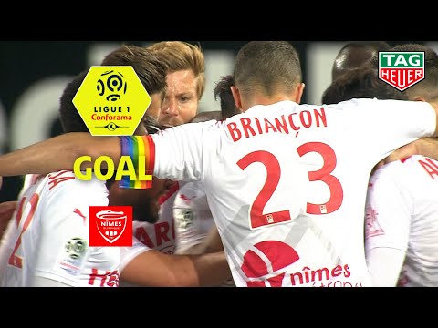 Goal Denis BOUANGA (56') / EA Guingamp - Nîmes Olympique (2-2) (EAG-NIMES) / 2018-19