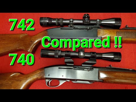 742 vs 740 Remington Rifle Comparisons Shoot Better Scope Mounts Mags Rear Sights 30-06