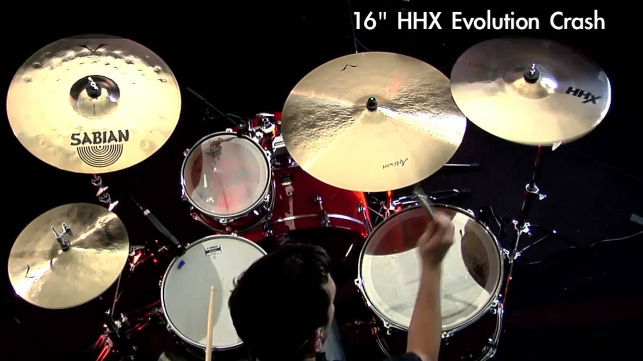 Sabian HHX 16" Evolution Crash Cymbal (11606XEB)