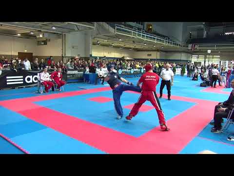 Lukasz Wichowski POL v Andrej Gudac CRO WAKO World Championships 2017