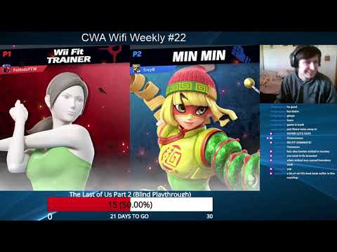 CWA Wifi Weekly 22 - Ty (Min Min) vs Fatkid (Wii Fit Trainer) Losers Finals