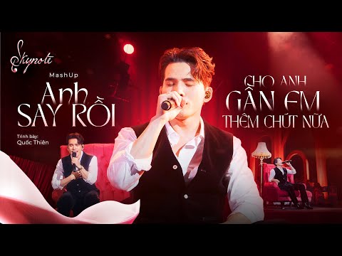 ANH SAY RỒI - CHO ANH GẦN EM THÊM CHÚT NỮA | ST: Nguyễn Văn Chung - Tăng Nhật Tuệ | Live at SKYNote