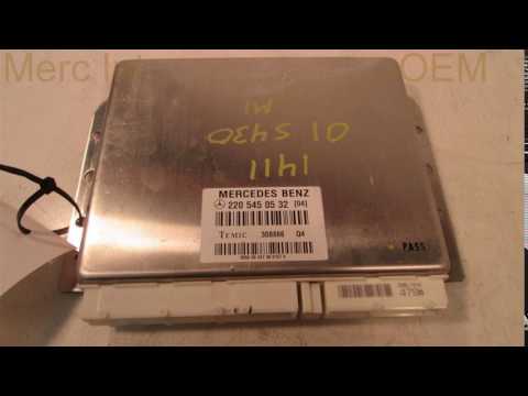 2001 Mercedes S430 2205450532 SUSPENSION MOD - mi.wreckingsolutions.com Used OEM Mercedes Par... OEM