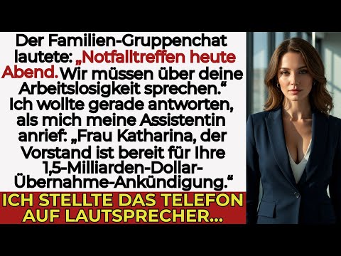 Meine Familie hielt eine Krisensitzung über meine Arbeitslosigkeit — bis mein Handy klingelte