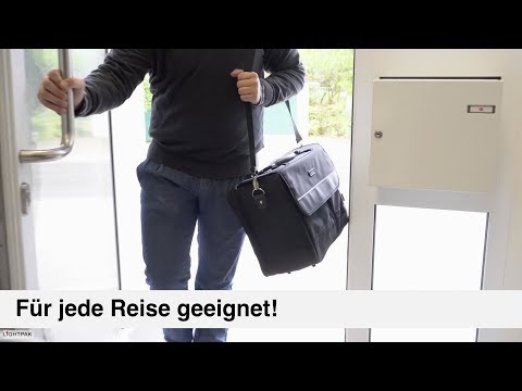 Artikelvideo 1 für LIGHTPAK Umhängetasche THE FLIGHT Kunstfaser schwarz 46008-N, Artikelnummer 953232