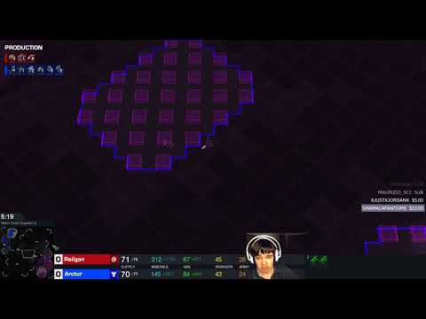 StarCraft 2 - ZvT - 2 Base Muta vs Hellions into Mech