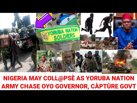 Nig May Collapse As Yoruba Nation Army Takes Over Oyo Govt House, Cl@sh With Nig Aŕmy- Video