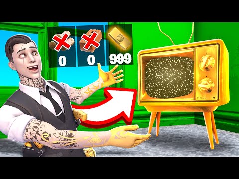 IL NUOVO MATERIALE D'ORO DI FORTNITE! *CHALLENGE*