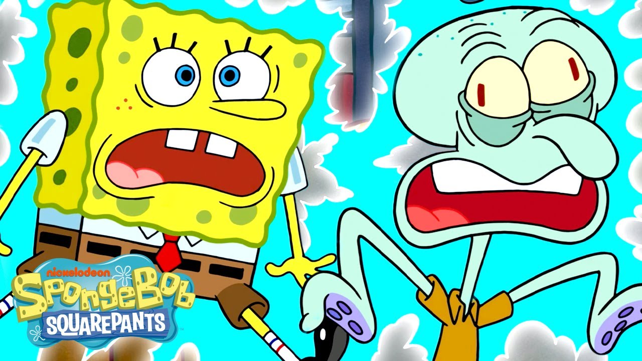 SpongeBob & Squidward Hit the Road! 🍔 Food Truck Frenzy! | Full Scene | SpongeBob - YouTube video featuring the word deserted