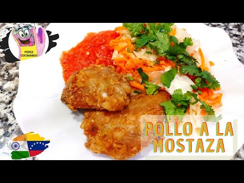 Pollo a la Mostaza Fácil y Super Crujiente | Cocina de Nelsy con Pérez Cocinando #PolloAlaMostaza