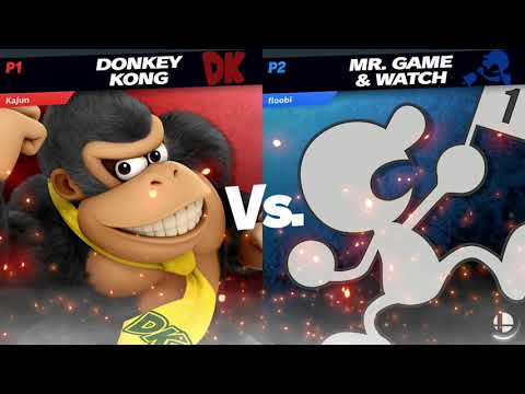 Kajun (DK) vs SA | Fidooblius (Game & Watch / Ganondorf) - Local of Lafayette #9 (Loser's Round 5)