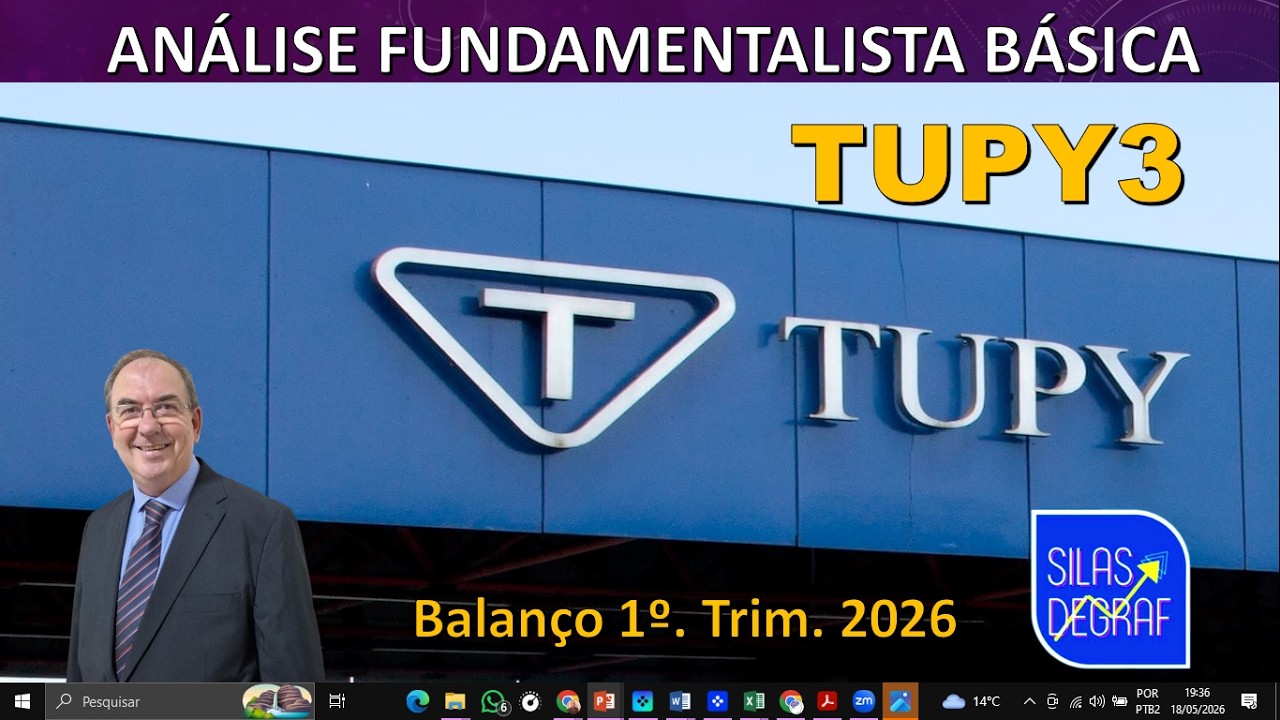 TUPY3 - TUPY S/A. ANÁLISE FUNDAMENTALISTA BÁSICA. PROF. SILAS DEGRAF. ANÁLISE 1o. TRIM. 2026