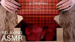 ASMR My Little Box Winter Double Box (🎧 soft spoken, tapping, scratching)
