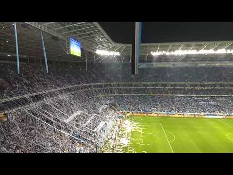 "GRÃŠMIO X Cruzeiro - Entrada em campo - bobinas - copa do Brasil 2017" Barra: Geral do Grêmio • Club: Grêmio