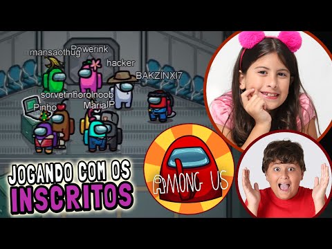 PLAYING AMONG US WITH SUBSCRIBERS - MARIA CLARA AND JP GAMES