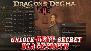 Dragons Dogma 2 Unlock The Best Secret Blacksmith ( Dulled Steel Cold Forge ) Quest