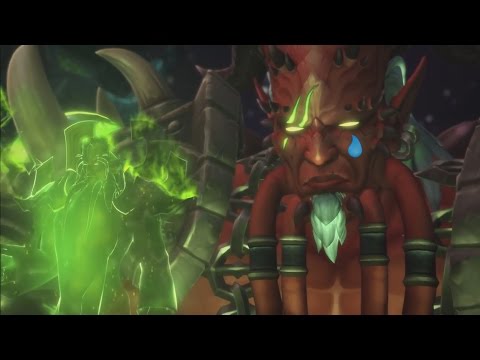 Talking about trailer for Patch 7.2 "Tomb of Sargeras"