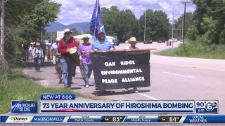 73 year anniversary of Hiroshima bombing