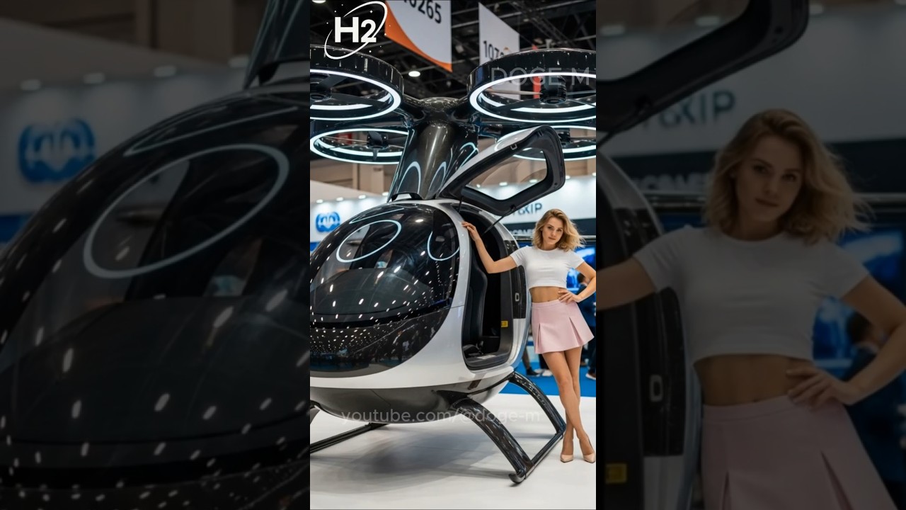 Futuristic Personal Flying Vehicle – Testing at Expo 2026 #robot #flyingcar #futuretech #technology