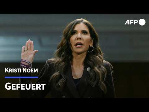 Trump feuert Heimatschutzministerin Kristi Noem | AFP