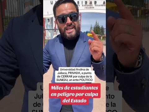 😠Miles de estudiantes en peligro por culpa del Estado #juliaca #puno #sanroman #jorgeugarte2026