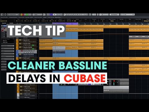 Tech Tip -  Cleaner Bassline Delays in Cubase