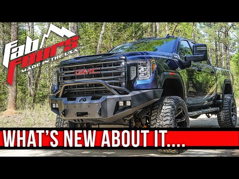 Fab Fours' all New Premium Winch Bumper for the 2020 GMC HD