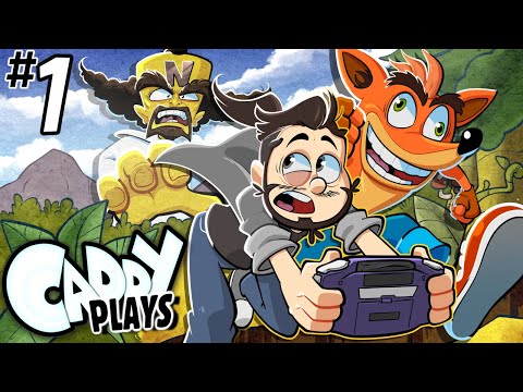 Caddy Plays Crash Bandicoot: The Huge Adventure (Part 1) [101% RUN, ALL PLATINUM RELICS]