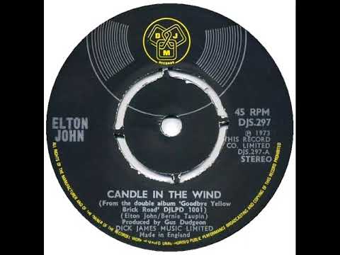 UK New Entry 1974 (42) Elton John - Candle In The Wind