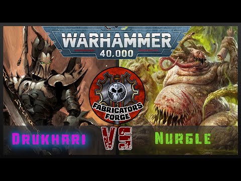 Fabricator's Forge July 40k RTT - Round 3 - Drukhari vs Nurgle