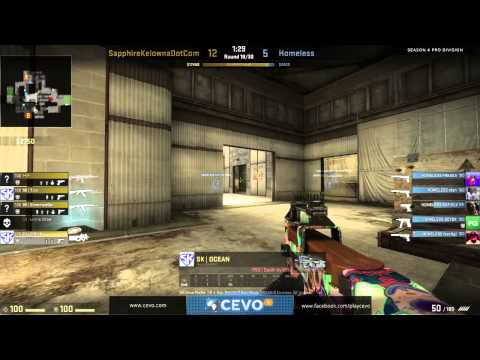 CEVO-Pro CS:GO Season 4: SapphireKelownaDotCom vs. Homeless - Week 2:1 on de_cache