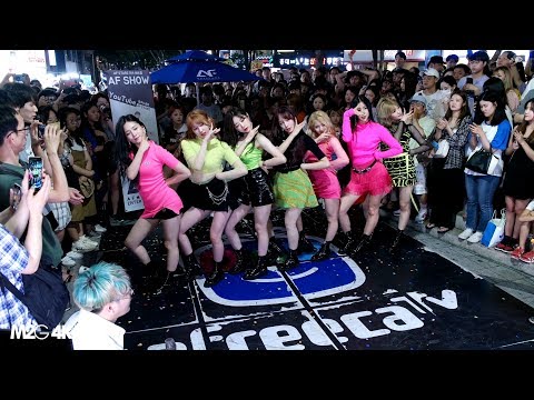 190713 네이처 ( 내가 좀 예뻐 앵콜 ) 춤추는 곰돌 홍대 버스킹 4K 직캠 Fancam