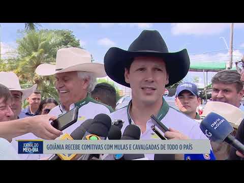 Goiânia recebe comitivas e cavalgadas de todo o país