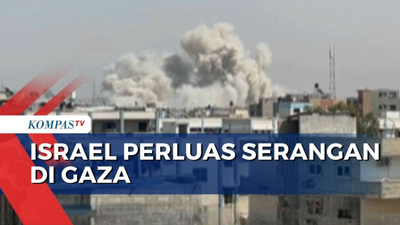 Asap Membubung di Khan Younis, Israel Umumkan Perluasan Serangan ke Gaza