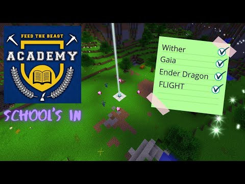 FTB Academy. Ep 8. Boss Slaughter. Flight