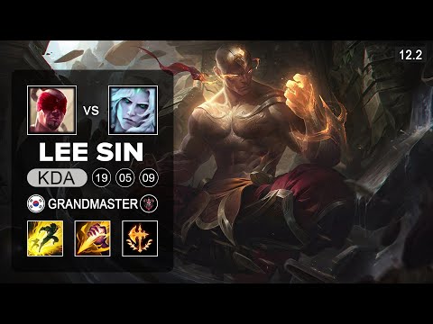 Pyosik Lee Sin Jungle vs Viego - KR Grandmaster - Season 12 Patch 12.2