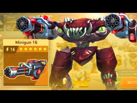 Panther with Buffed Minigun 16: Good enough? | Mech Arena Gameplay