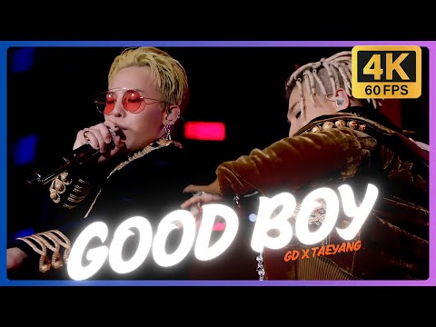 [4K 60FPS] GD X TAEYANG - GOOD BOY @ 2016  BIGBANG 0.TO.10 CONCERT