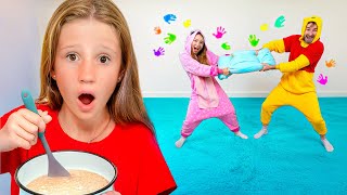 Nastya is raising disobedient parents