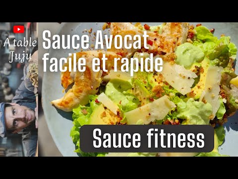 Avocat sauce Recette diététique de sauce avocat yaourt pour salade - alternative saine et délicieuse