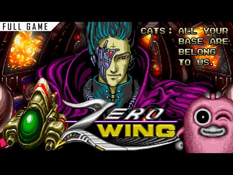 Zero Wing | Sega Genesis | Full Game [All Endings, NTSC-US Patch, Upscaled to 4K using xBRz]