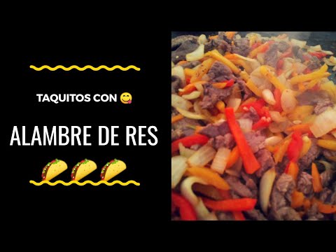 ALAMBRE DE RES, AL ESTILO TAQUERO/RECETA FÁCIL!! CRIS EN LA COCINA