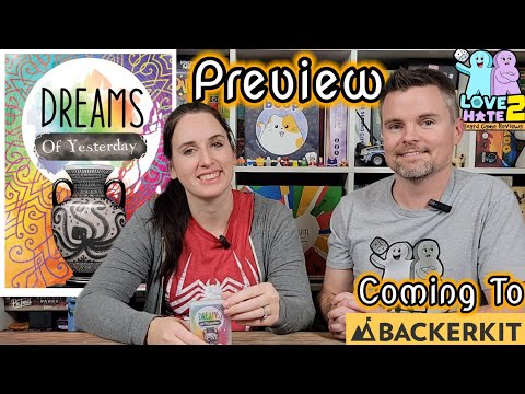 Preview of Dreams of Yesterday From Weird Giraffe Games | Coming to #Backerkit - #boardgames
