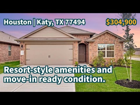 Katy, TX 77494 | $304,900 | 1,701 Sqft, 3 beds, 2 full baths, Single-Family | Resort-style amenities
