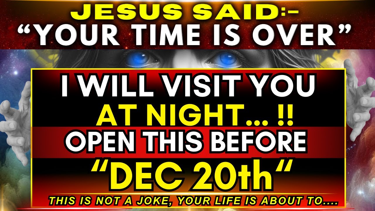God Warns: "I WILL VISIT YOU AT NIGHT, BE READY" ~God says👆God Message Today~ Gods Message Now👆EP-32