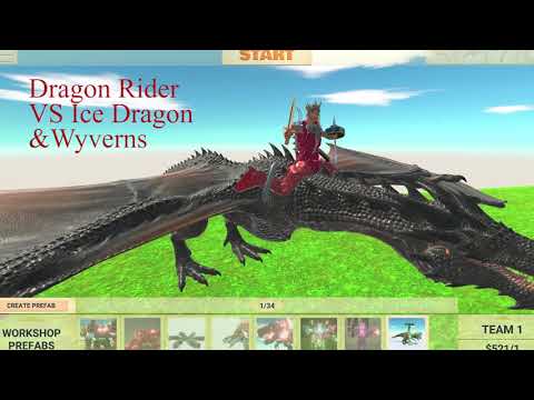 Dragon Rider VS Wyverns Vs Dragon : Animal Revolt Battle Simulator