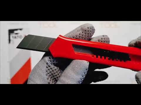 Нож сегментный 18 мм YATO (YT-7505) - удобный и надежный инструмент Нож сегментный 18 мм YATO (YT-7505) - удобный и надежный инструмент