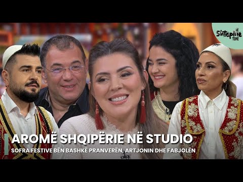 Sofra festive sjell aromën e Shqipërisë në studio me Pranverën, Artjonin dhe Fabjolën