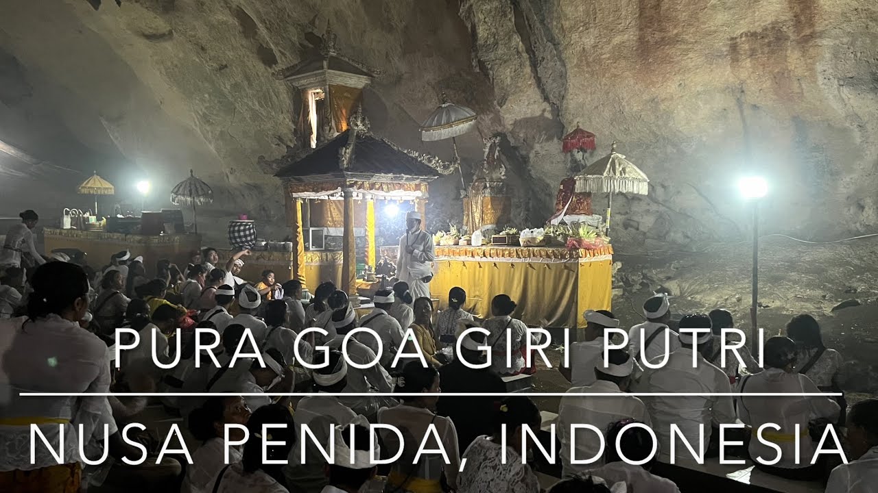 Experience a captivating video tour of Goa Giri Putri Temple.